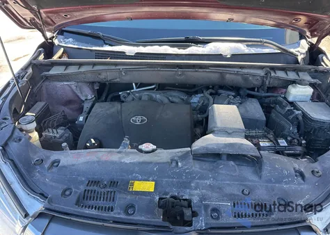 2017 Toyota Highlander Xle z USA, uszkodzony, nr VIN 5TDJZRFH2HS468798